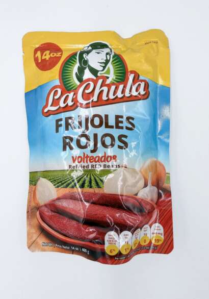 La Chula Frijoles Rojos Volteados 400gr